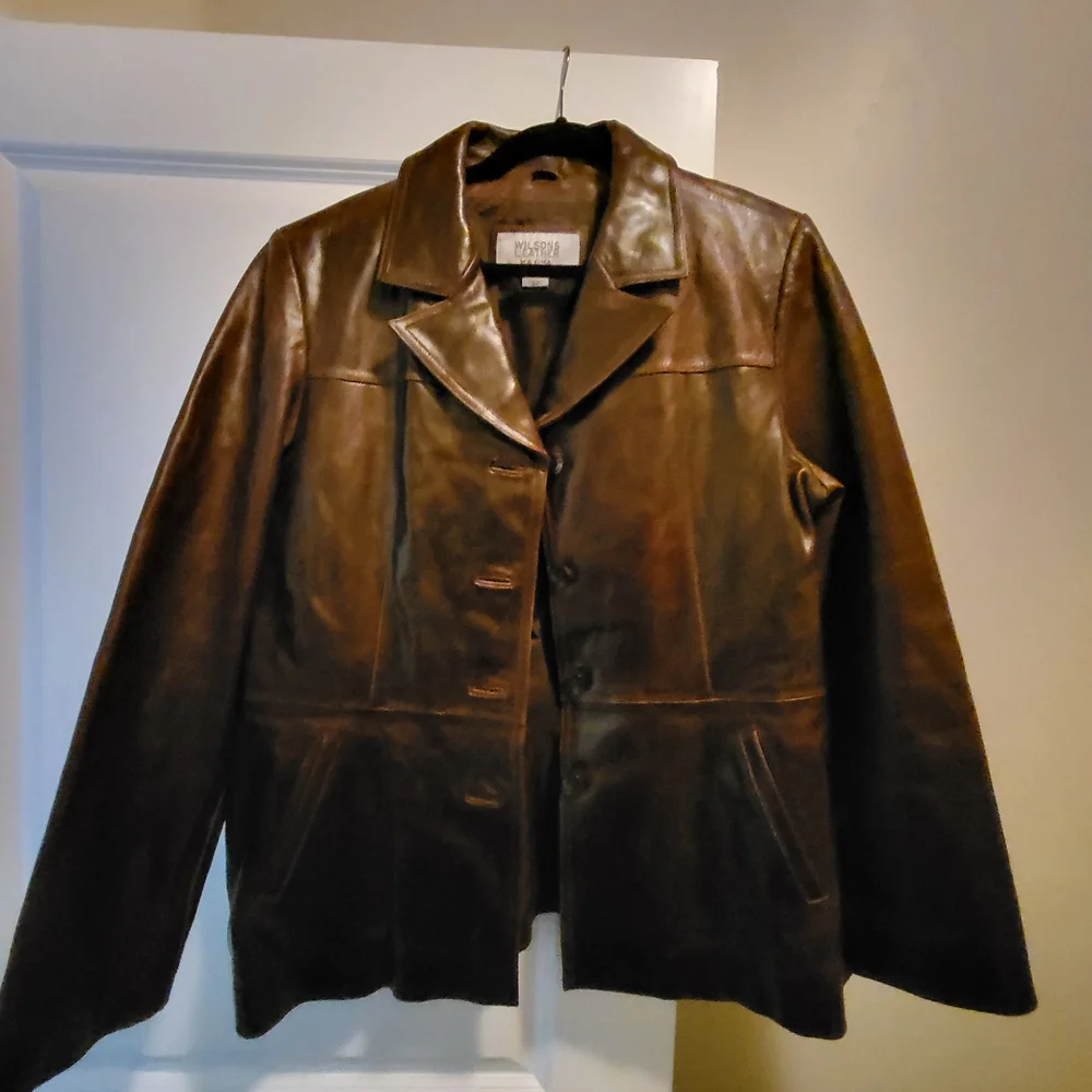 Wilsons Leather Dark Brown Jacket - Picture 1 of 9